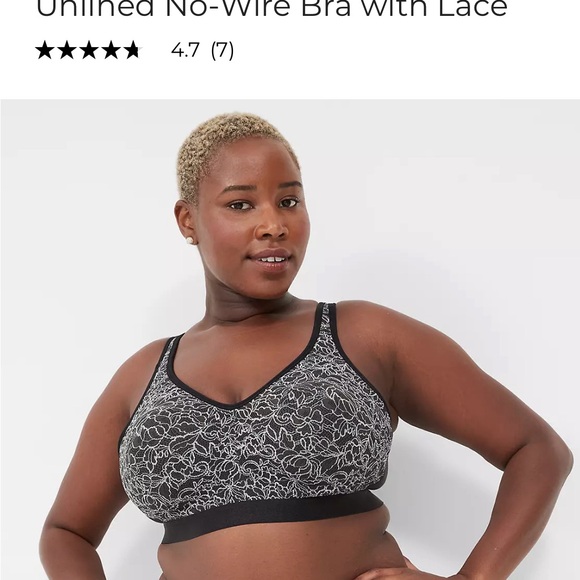 46C new with tags. Still in bag. More of a teal lace. No wire - Picture 1 of 2